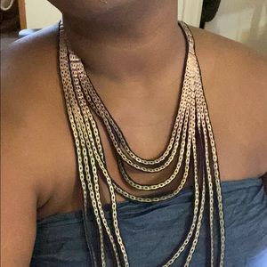 Lightweight Reversible Chain Patterned Necklace